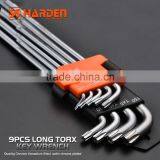 Professional 9PCS Chrome Vanadium Long Torx Key Wrench thumbnail-2