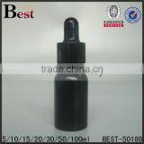 5 ml 10 ml 15ml 20ml 30ml 50ml 100ml Black Glass Bottle Frosted Black Glass Bottle With Black Dropper thumbnail-2
