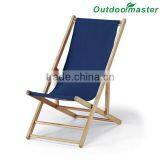 Patio Lightweight Sling Wooden Beach Folding Chair