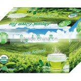 2017 EU USDA Certificate Organic Green Tea Bag Chinese Hot Sale Best Green Tea Brand Organic Green Tea 2g *20 Bags/box thumbnail-6