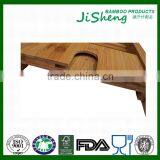 Bamboo Bathtub Caddy Tray With Extending Sides and With Waterproof Cloth thumbnail-4