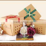 Custom Square Kraft Paper Box for Gift thumbnail-2