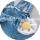 Wholesale Newborn Baby Girl Denim Jeans Burrs Overalls Shorts thumbnail-3