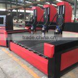 Stone Cnc Router XJ2025 Three Heads of 3d Cnc Stone Sculpture Machine thumbnail-5