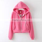 GZY Stocklots Lady Fashion Zipper Hoodie Thin Hoodies thumbnail-1