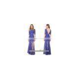 GZY 2015 Wholesale Cheap High Slit Lace Evening Dress thumbnail-5