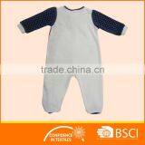 Long Sleeved Cartoon Soft Baby Cotton Romper thumbnail-2
