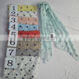 2017 Fashion Summer Spring New Popular Chiffon Viscose Rayon Print Dot Shawl Scarf thumbnail-3
