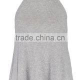 MGOO New Fashion Racer Back Knitted Loose Fit Tops For Women Solid Color High Neck Tank Tops thumbnail-5