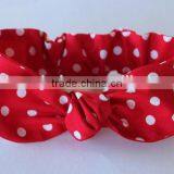 Soft Baby Headband Elastic With Bow Girls Hair Headbands Pure Or Floral Colour thumbnail-3