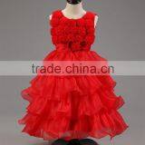 Baby Girl Princess Dresses White Puffy Dresses for Kids Girls Wedding Dresses thumbnail-4