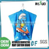 Exceptional Quality Oem Production Cheap Prices Microfiber Hooded Poncho Beach Towel For Children