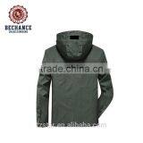 Outdoor Unisex Hodded Lightweight Breathable Windproof Waterproof Mountaineering Softshell Jacket thumbnail-2