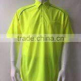 High Visibility Australia Mens Reflective Safety Yellow Breathable Polo Shirt thumbnail-1