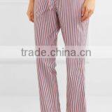 Custom 2017 Striped Cotton Pajama Set Wholesale Women Nightwear Sleepwear Ladies Nightwear Pajama Sets thumbnail-5