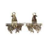 Zinc Based Alloy Pendants Halloween Witch Antique Bronze thumbnail-3