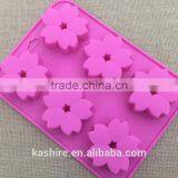 Wholesale Safety Cherry Blossoms Shape Silicone Chocolate Mould,soap Mold,diy Cake Mould thumbnail-1