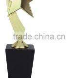 Popular Wood Trophy Base Gold Plated STAR Awards Metal Trophy thumbnail-1