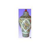 Chinese Famille Rose Vase thumbnail-1