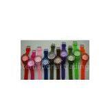 Promotional 3ATM / 5ATM Multi Color Japan Movt Quartz Silicone Wrist Watch For Ladies thumbnail-1