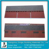 Double color and single color asphalt shingle for roofing materials