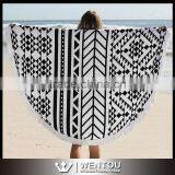 Personalized Tassel Beach Round Towel thumbnail-6