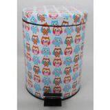 5L Pedal Bin, With Owl Pattern thumbnail-1