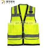 CNSS customized design and color high visibility mesh reflective safety vest