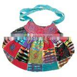 Fashion Trendy Girls Cotton Ethnic Canvas Tie Dye Shoulder Backpack Bags thumbnail-5