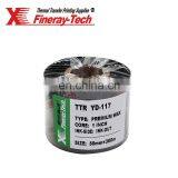 Ttr,wax Ribbon,wax/resin Ribbon Size for 110mm*300m--black Colors thumbnail-2