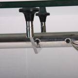 Office/dinning Table Glass Top Plus Metal Base Desk thumbnail-3