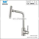 Contemporary Hot Sale With Drinking Water Stainless Steel Water Faucet Brushed Finish Lead Free Two Handle Kitchen Mixer Tap thumbnail-3