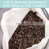 High Quality Eco Friendly Round Buckwheat Meditation Cushion With Lavender Scented Pouch thumbnail-5