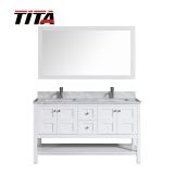 White Lacquer bathroom vanity modern Style T9303-60W
