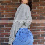 Hot Wholesale Fashion Ladies Girls Women's Simple Casual Hoodie and Sweatshirt thumbnail-3