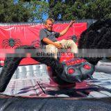 Halloween Black Widow Spider Themed Inflatable Bull Riding Rodeo Mechanical Bull Ride thumbnail-6