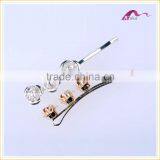 Simple Designs Wedding Ornaments New Arrival Gold&SilverClean Flowers Hair Grips Metal Decorated Hair Clips For Girls Gifts thumbnail-2