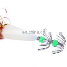 2pcs / Box 10cm 8.7g Fishing Lures Pesca Luminous Hard Squid Jig Hooks With Soft Skirts thumbnail-4