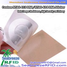 Custom NTAG 413 DNA/424 DNA Sticker, Data Tamper Resistance, High Security and Privacy