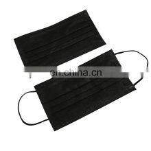 Dustproof Non-woven Medical Adults Fashion Face Masks Full Protective Disposable Black thumbnail-2