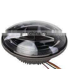 J322 7inch Headlight FOR JEEP FOR Wrangler JK 2007-2017 Driving Lights Turn on a Touch of Blue DRL Turn to Amber Light LANTSUN thumbnail-5