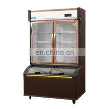 Commercial Large Vegetables Drink Display Freezer Cooler Restaurant BBQ Meat Refrigerator Preservation Freezing Cooler Display thumbnail-5