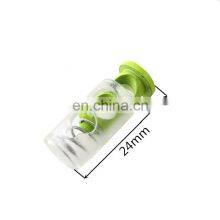 Custom Colorful Plastic Cord End Lock Stopper Double Holes Spring Cord Stopper For Garments thumbnail-2