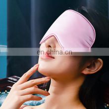 100% pink mulberry silk adjustable pink eye mask for sweet sleeping