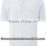 Mens 100%Cotton Lining Collar Polo T-shirt thumbnail-1