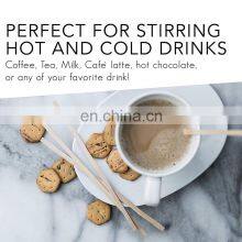 Yada China Wood Custom High Quality Individually Wrapped Disposable Stick Wooden Coffee Stirrers thumbnail-3