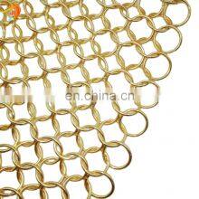 Excellent Free Sample Aluminum Chainmail Metal Curtain Ring Wire Mesh