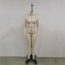 Junmei EU Size 40 UK10 Women Full Body Tailor Sewing Mannequin Professional Dress Forms for Clothes Fitting Draping