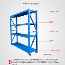 Multi-functional Steel Shelving HN-WB103 for Home Workshop & Basement, 400kg Capacity, Rivet Style Tool Storage, KD Structure for Cost Saving thumbnail-5