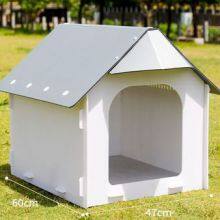 Durable Waterproof PP Coroplast Pet House – Lightweight Corrugated Plastic Box for Dogs & Cats thumbnail-1